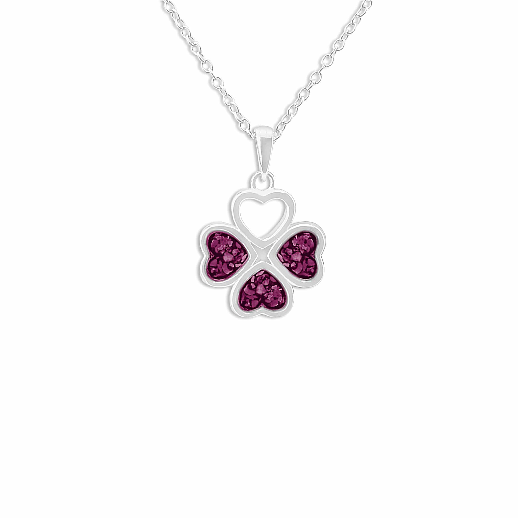 EverWith Ladies Clover Memorial Ashes Pendant - EverWith Memorial Jewellery - Trade