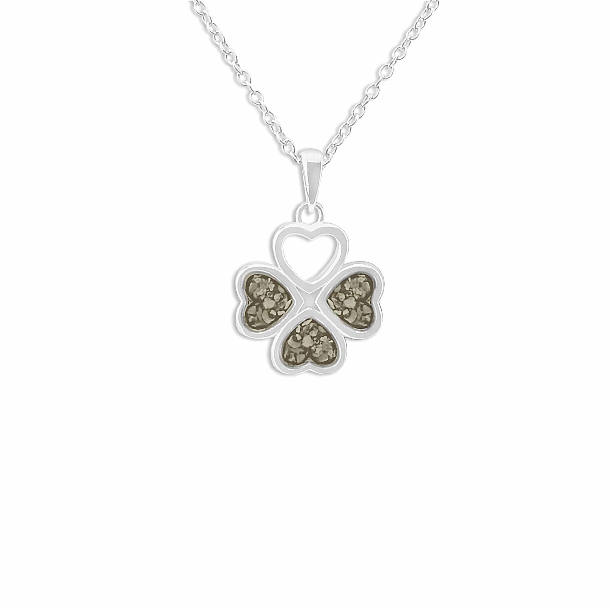 EverWith Ladies Clover Memorial Ashes Pendant - EverWith Memorial Jewellery - Trade