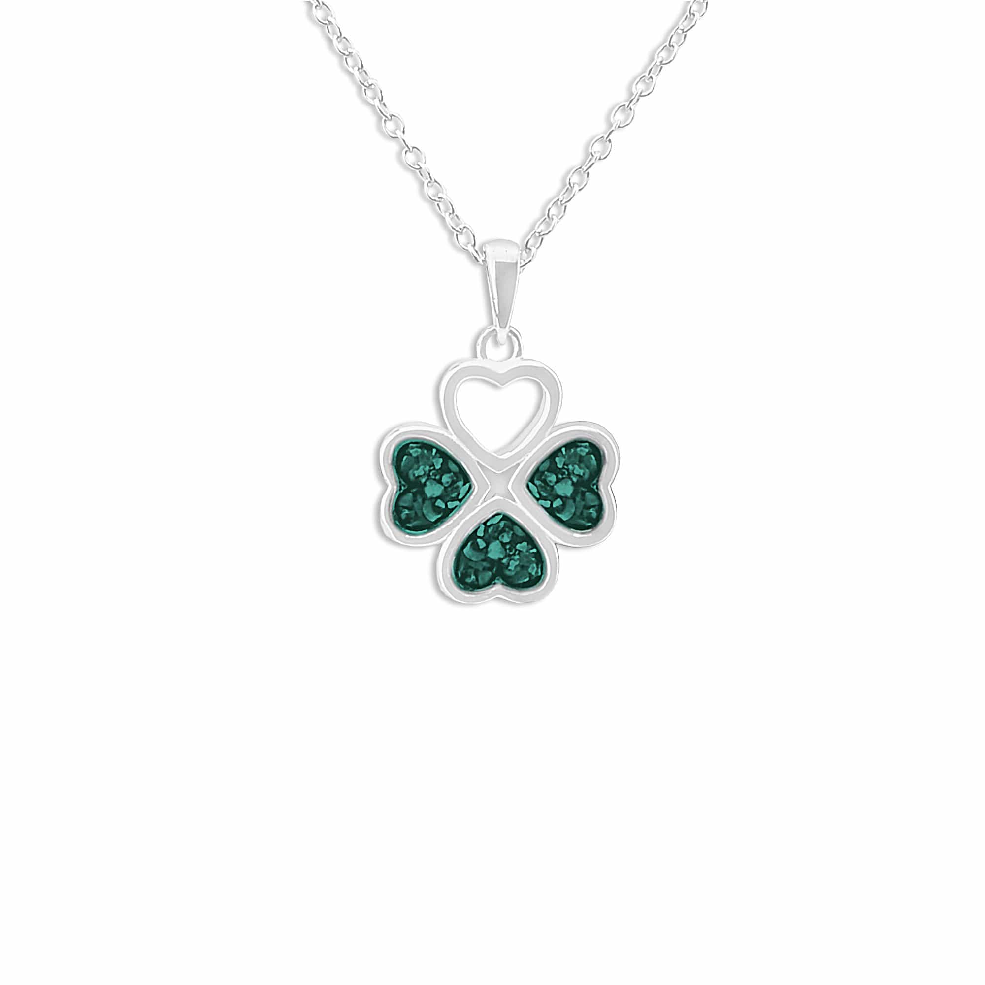 EverWith Ladies Clover Memorial Ashes Pendant - EverWith Memorial Jewellery - Trade