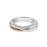 EverWith Ladies Harmony Memorial Ashes Ring with Fine Crystals - EverWith Memorial Jewellery - Trade