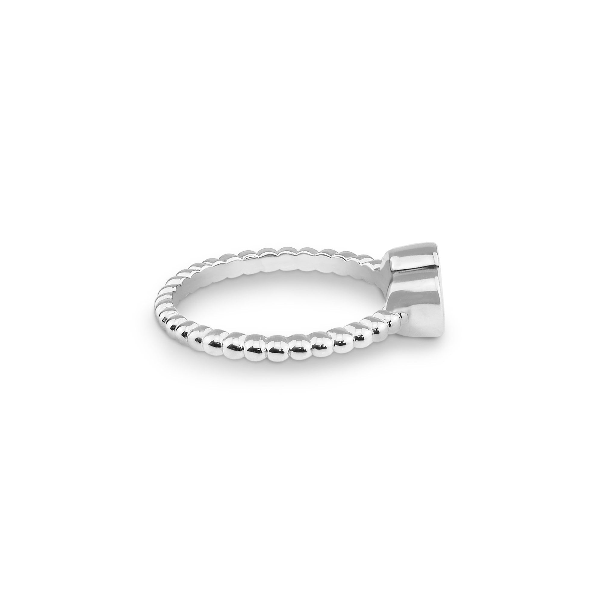 EverWith Ladies Heart Bubble Band Memorial Ashes Ring - EverWith Memorial Jewellery - Trade
