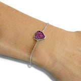 EverWith Ladies Heart Memorial Ashes Bracelet - EverWith Memorial Jewellery - Trade