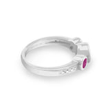 EverWith Ladies Jewel Memorial Ashes Ring with Fine Crystal - EverWith Memorial Jewellery - Trade