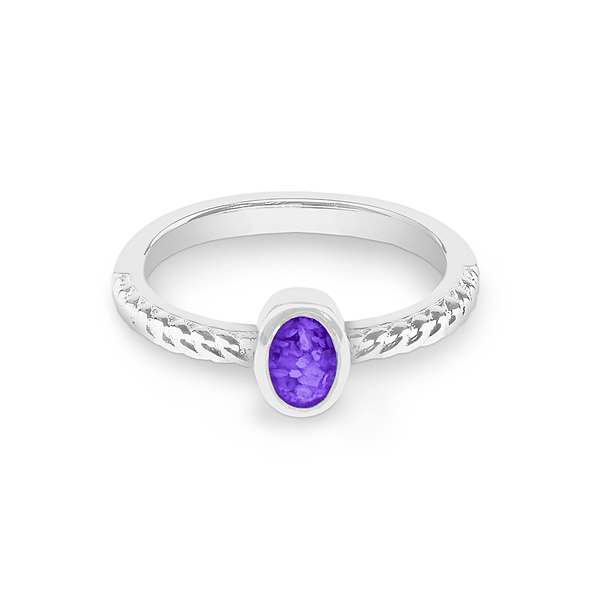 EverWith Ladies Petite Guard Memorial Ashes Ring - EverWith Memorial Jewellery - Trade