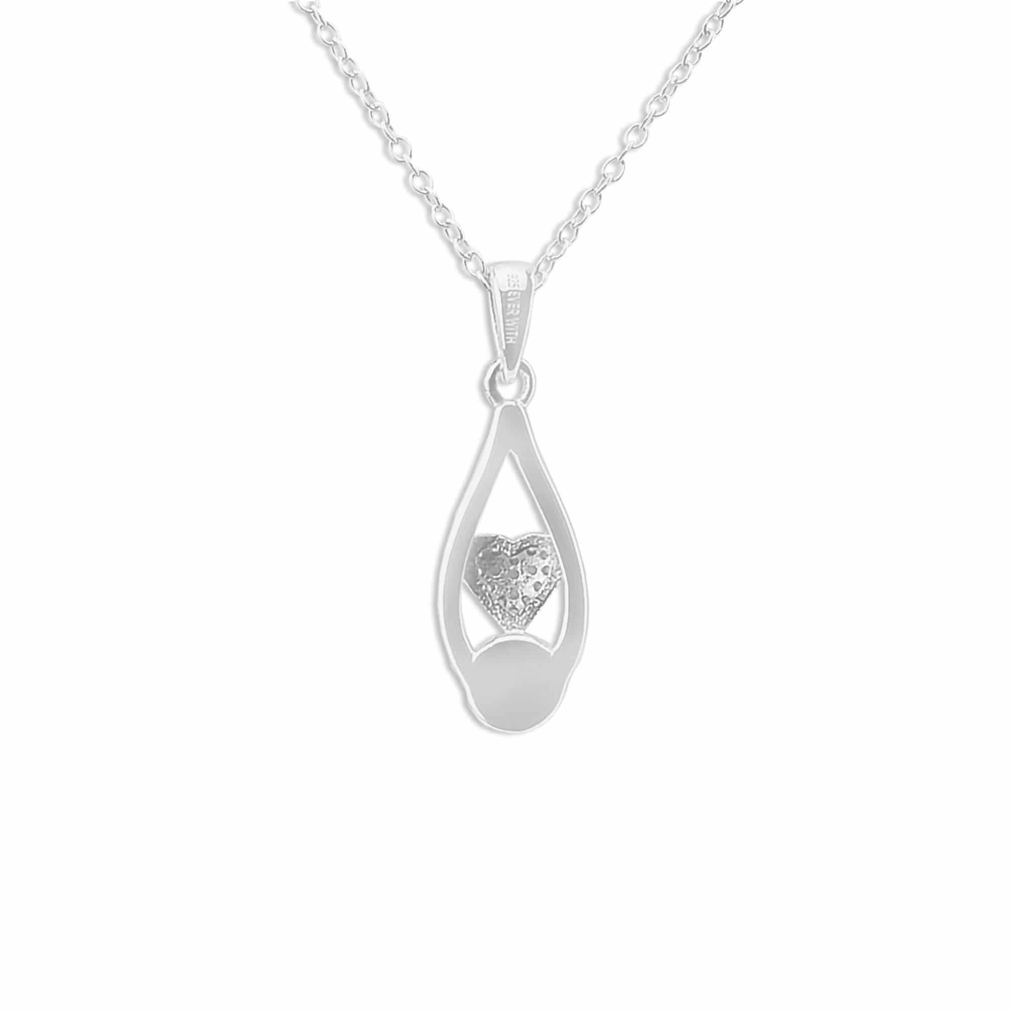 EverWith™ Ladies Protect Memorial Ashes Pendant with Swarovski Crystals - EverWith Memorial Jewellery - Trade