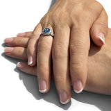 EverWith™ Ladies Radiance Memorial Ashes Ring with Swarovski Crystals - EverWith Memorial Jewellery - Trade