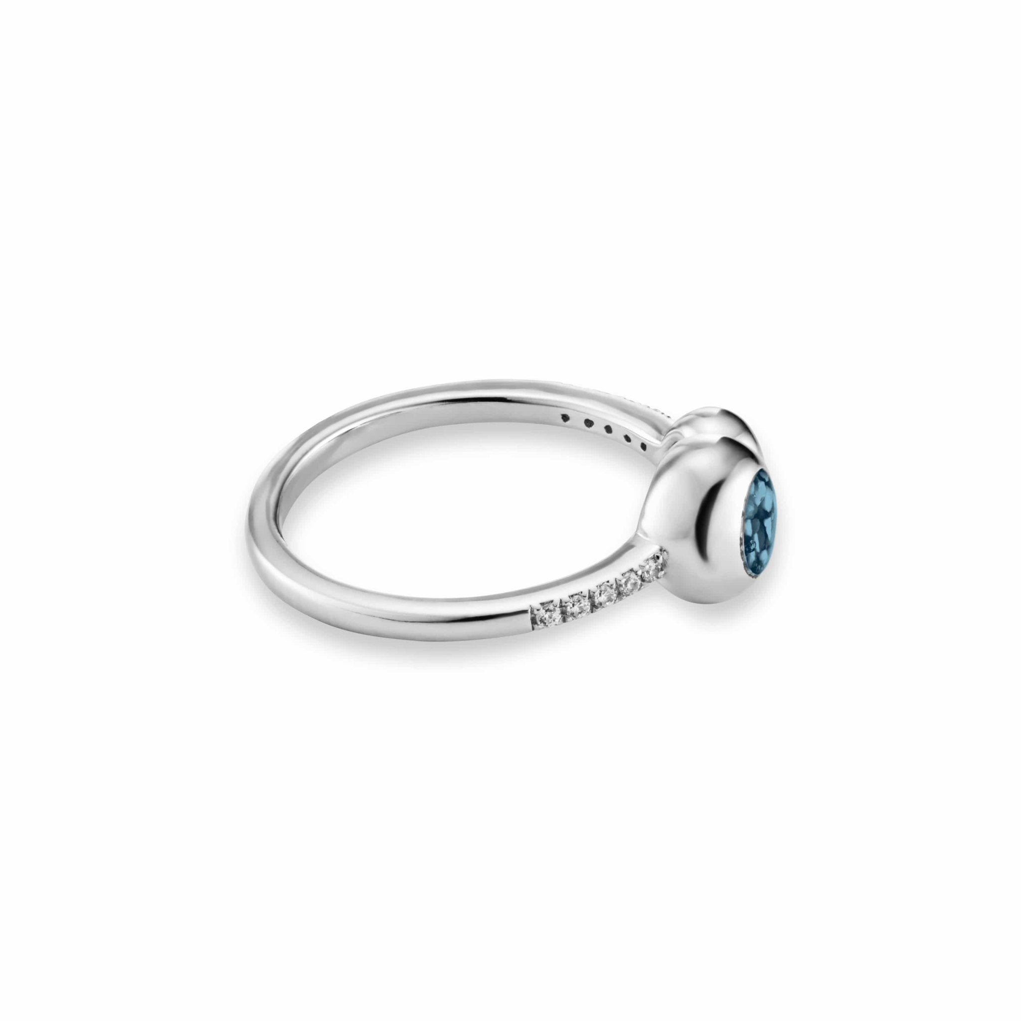EverWith™ Ladies Rondure Array and Sphere Memorial Ashes Ring - EverWith Memorial Jewellery - Trade