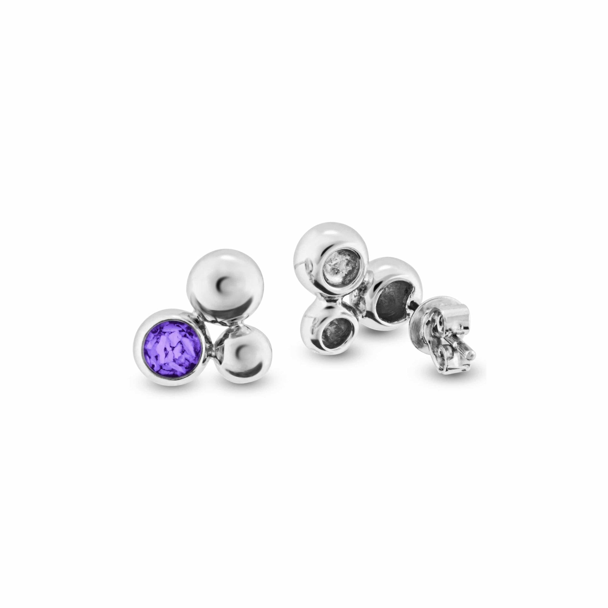 EverWith™ Ladies Rondure Array Memorial Ashes Earrings - EverWith Memorial Jewellery - Trade