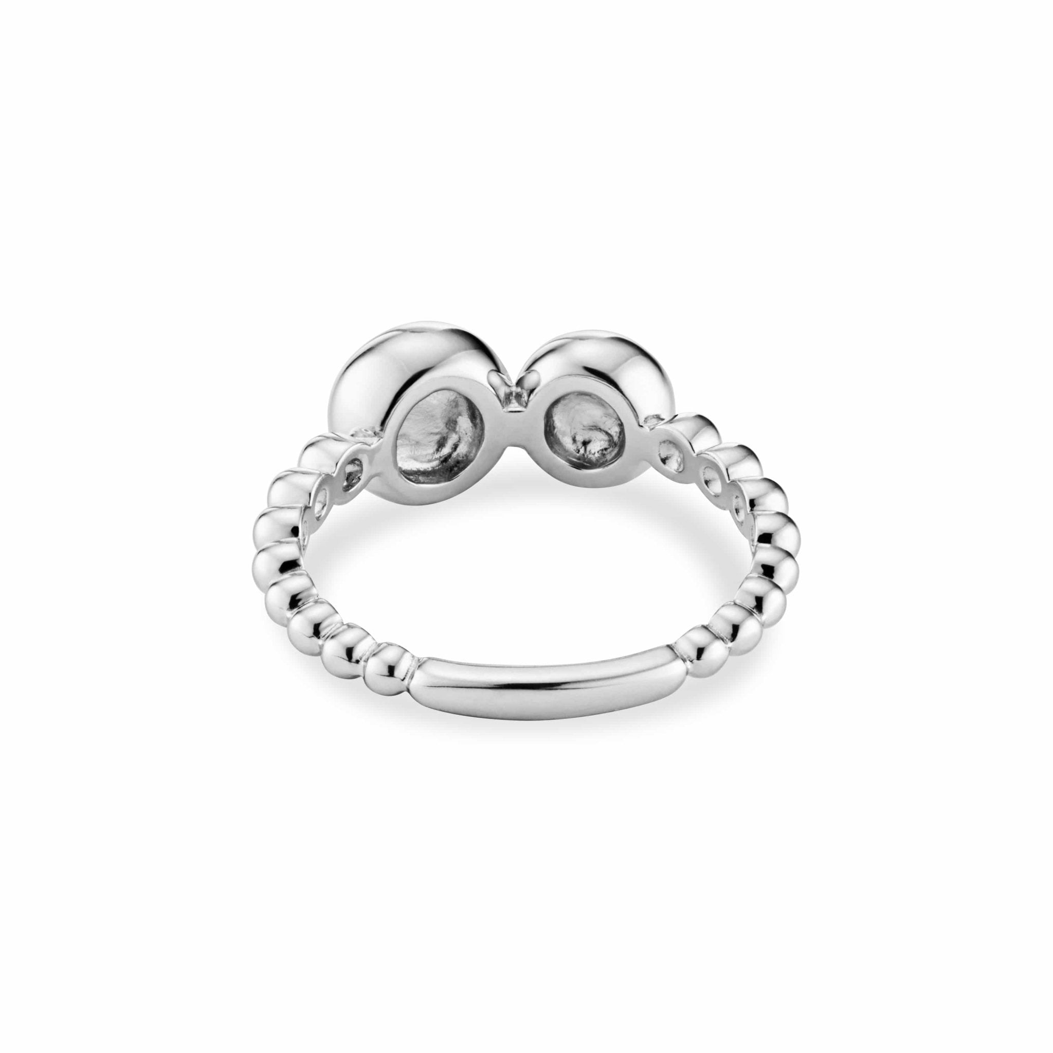EverWith™ Ladies Rondure Double Array Bubble Band Memorial Ashes Ring - EverWith Memorial Jewellery - Trade