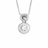 EverWith™ Ladies Rondure Drop Memorial Ashes Necklace - EverWith Memorial Jewellery - Trade