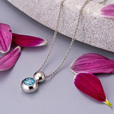 EverWith™ Ladies Rondure Drop Memorial Ashes Necklace - EverWith Memorial Jewellery - Trade