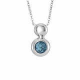 EverWith™ Ladies Rondure Drop Memorial Ashes Necklace - EverWith Memorial Jewellery - Trade