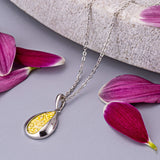 EverWith™ Ladies Rondure Teardrop Memorial Ashes Pendant - EverWith Memorial Jewellery - Trade