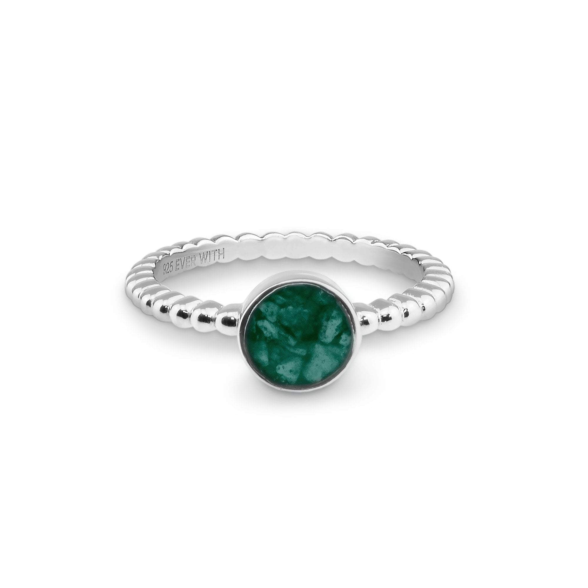 EverWith™ Ladies Round Bubble Band Memorial Ashes Ring - EverWith Memorial Jewellery - Trade
