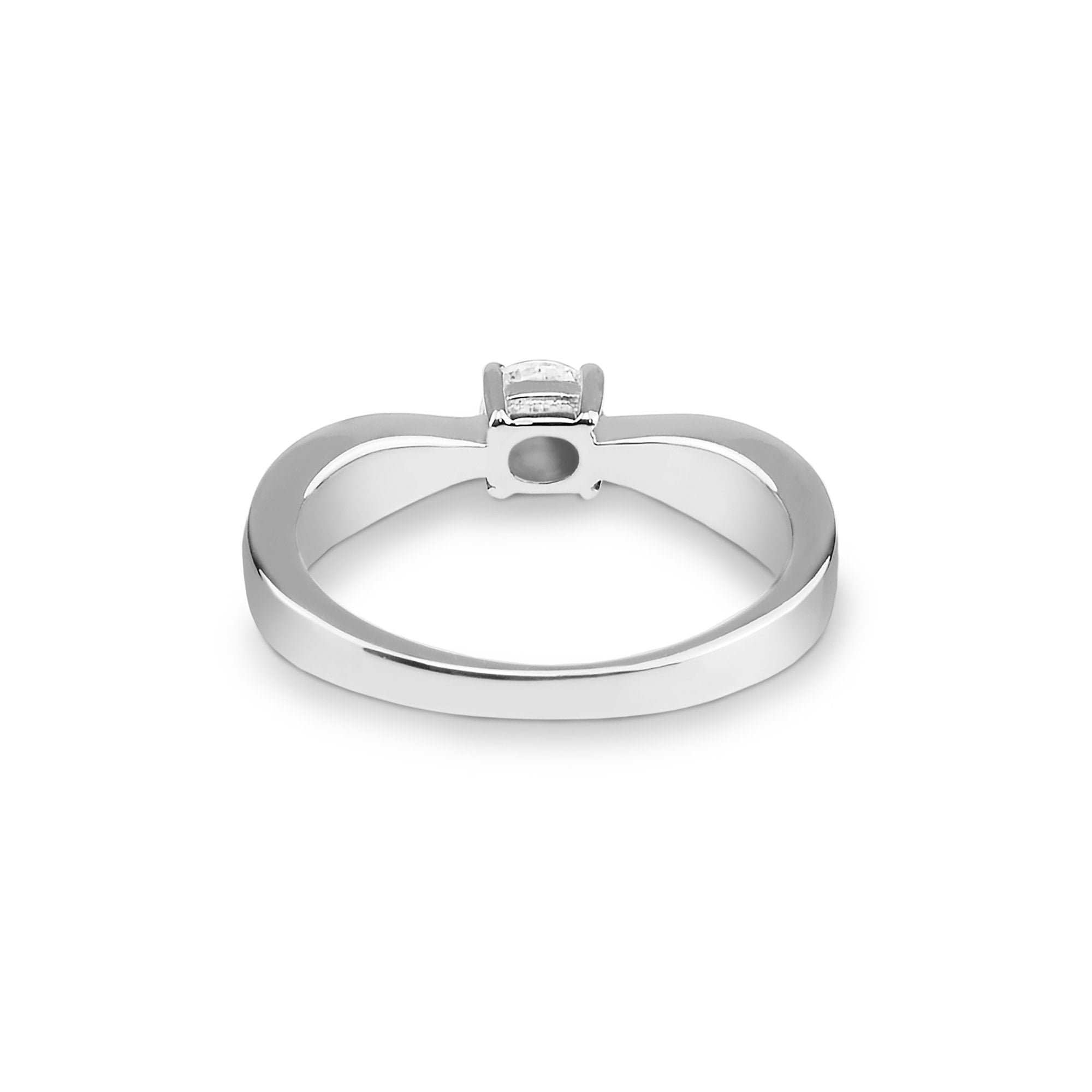 EverWith™ Ladies Solitaire Memorial Ashes Ring with Swarovski Crystals - EverWith Memorial Jewellery - Trade