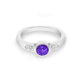 EverWith™ Ladies Special Memorial Ashes Ring with Swarovski Crystals - EverWith Memorial Jewellery - Trade