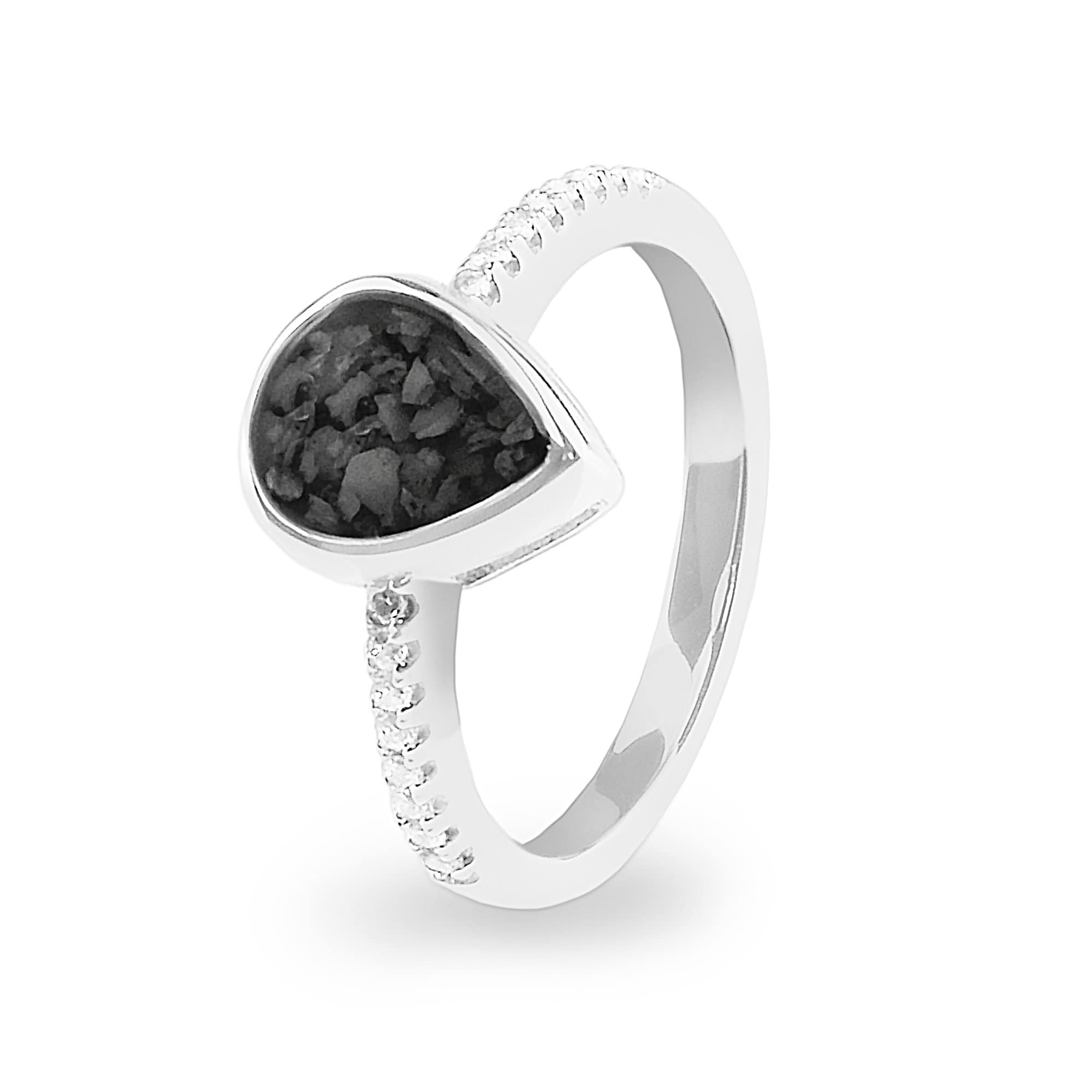 EverWith™ Ladies Teardrop Memorial Ashes Ring - EverWith Memorial Jewellery - Trade