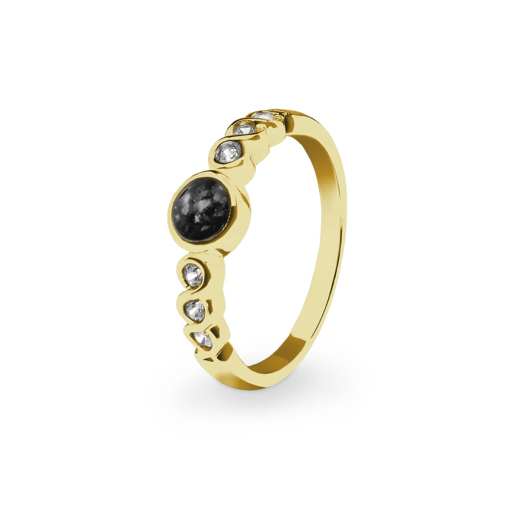 EverWith™ Ladies True Memorial Ashes Ring with Swarovski Crystals - EverWith Memorial Jewellery - Trade