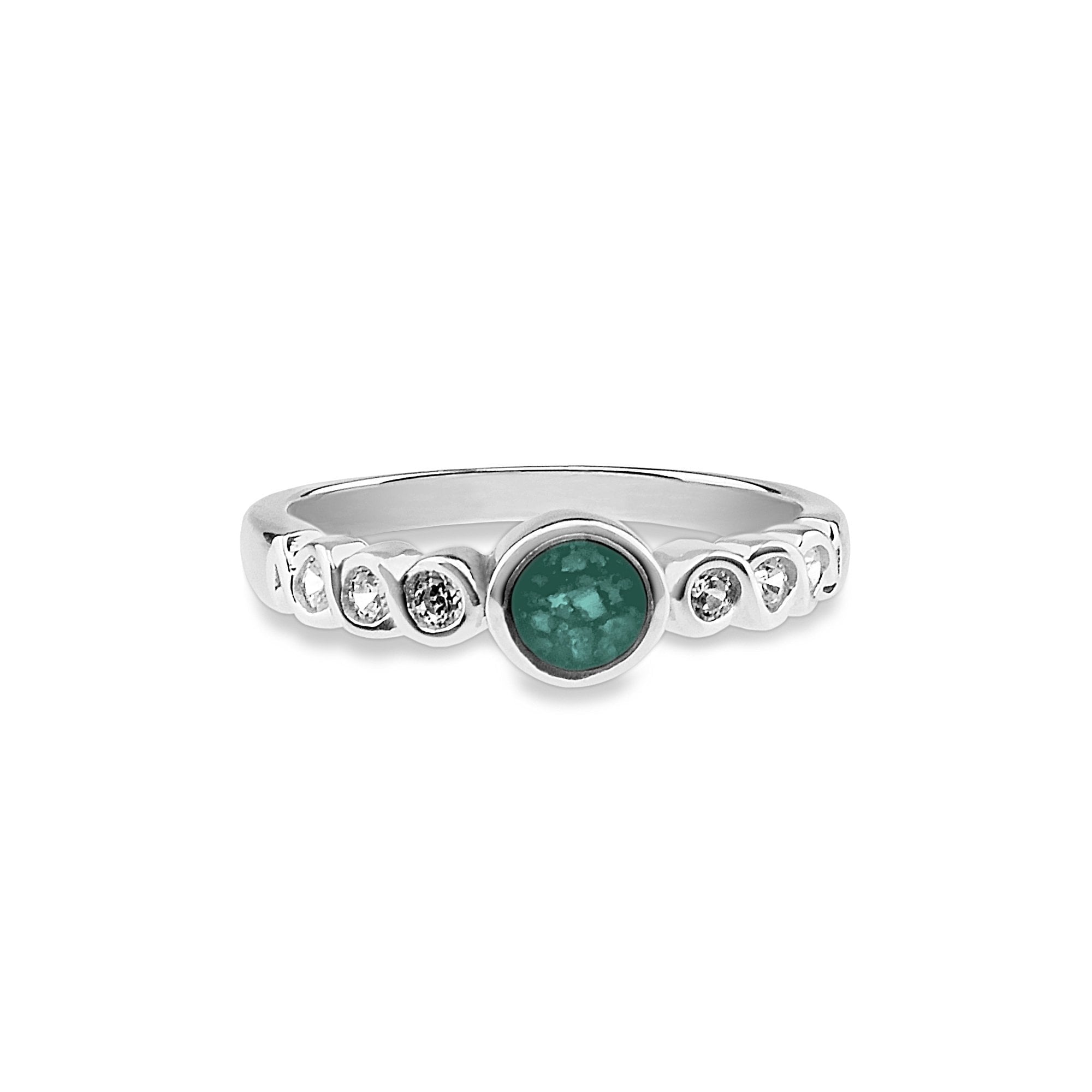 EverWith™ Ladies True Memorial Ashes Ring with Swarovski Crystals - EverWith Memorial Jewellery - Trade