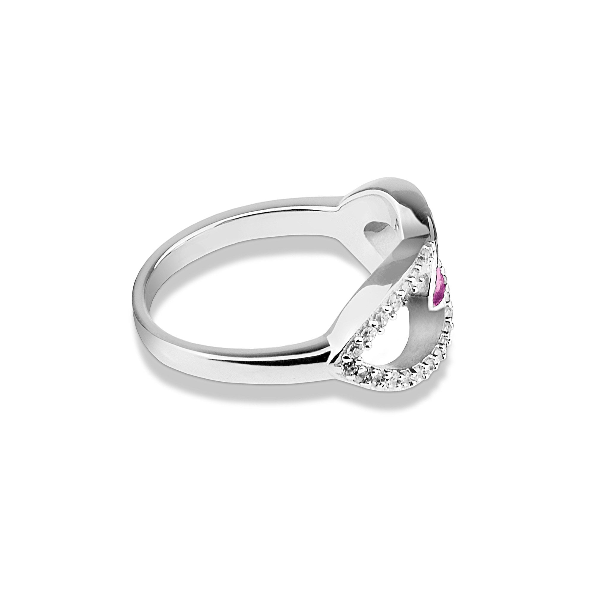 EverWith™ Ladies Unity Memorial Ashes Ring with Swarovski Crystals - EverWith Memorial Jewellery - Trade