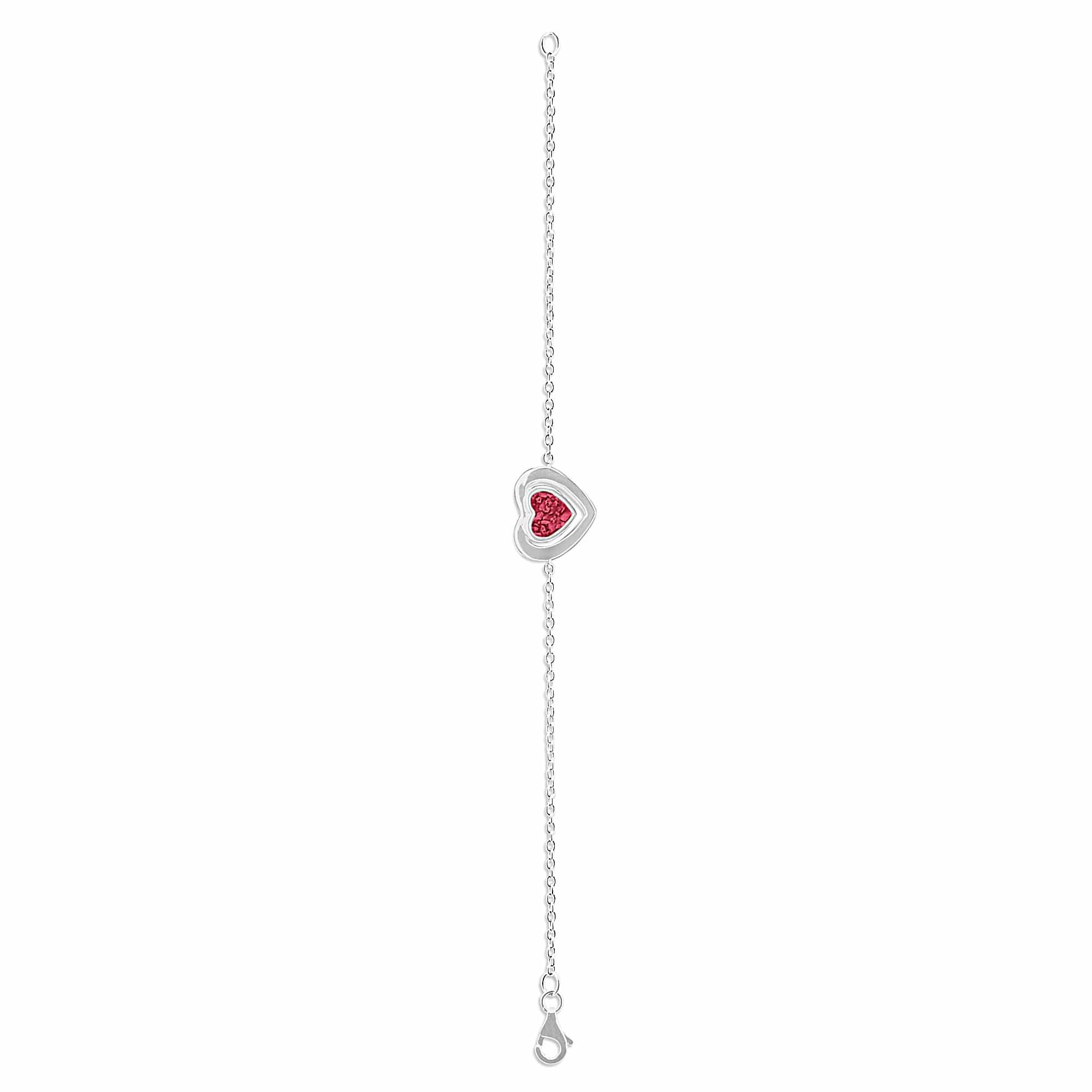 EverWith™ Ladies Valentine Memorial Ashes Bracelet - EverWith Memorial Jewellery - Trade