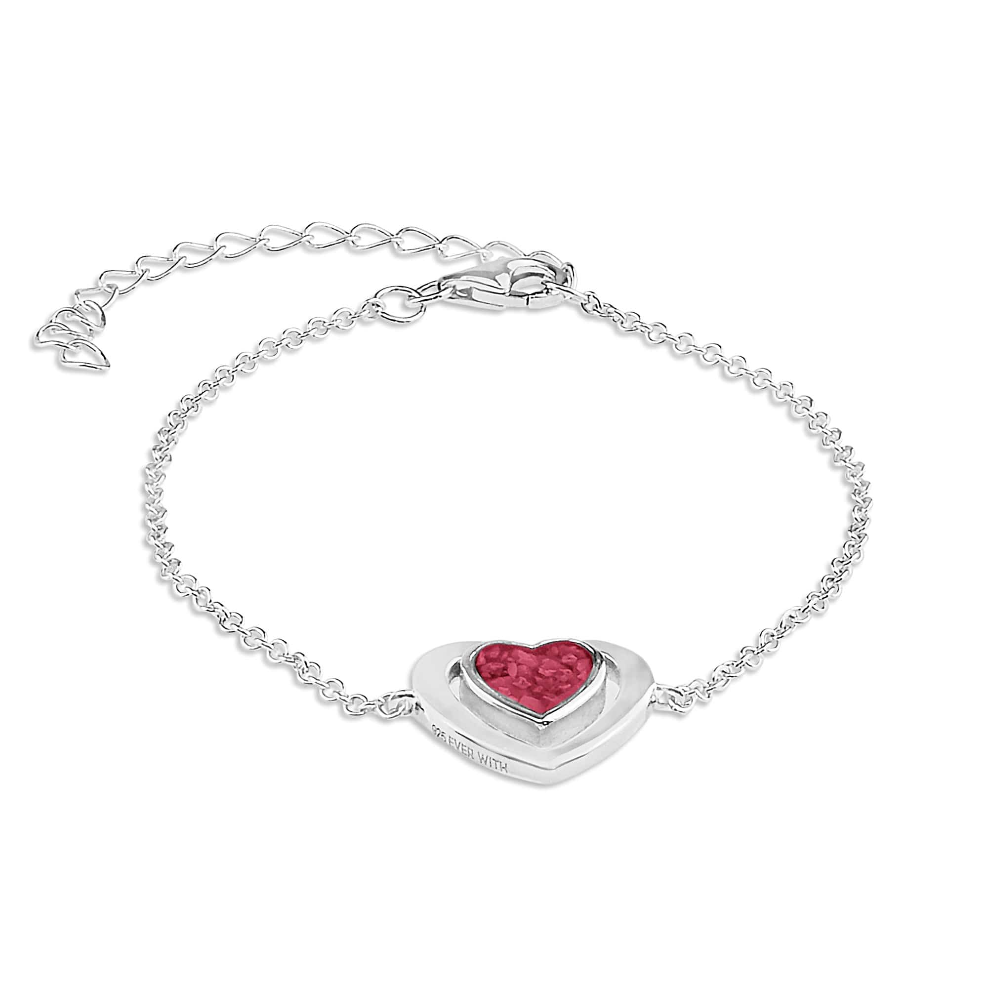 EverWith™ Ladies Valentine Memorial Ashes Bracelet - EverWith Memorial Jewellery - Trade