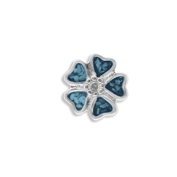 EverWith™ Large 5 Petal flower Memorial Ashes Element for Glass Locket - EverWith Memorial Jewellery - Trade