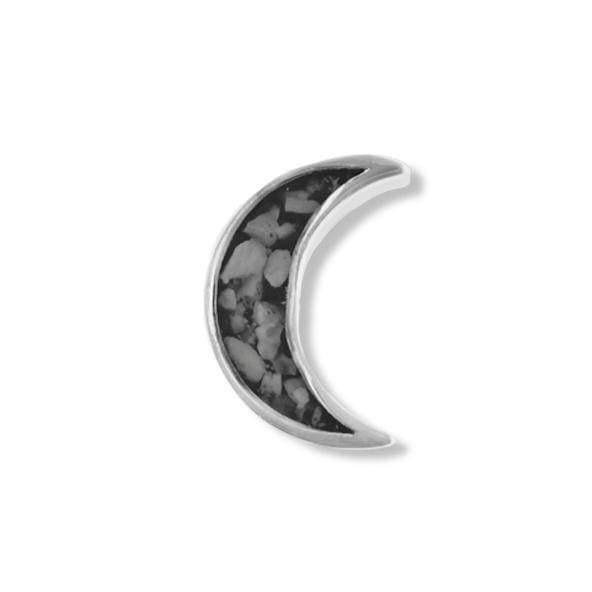 EverWith™ Large Moon Memorial Ashes Element for Glass Locket - EverWith Memorial Jewellery - Trade