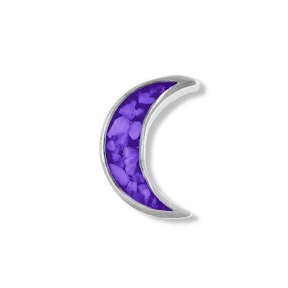 EverWith™ Large Moon Memorial Ashes Element for Glass Locket - EverWith Memorial Jewellery - Trade