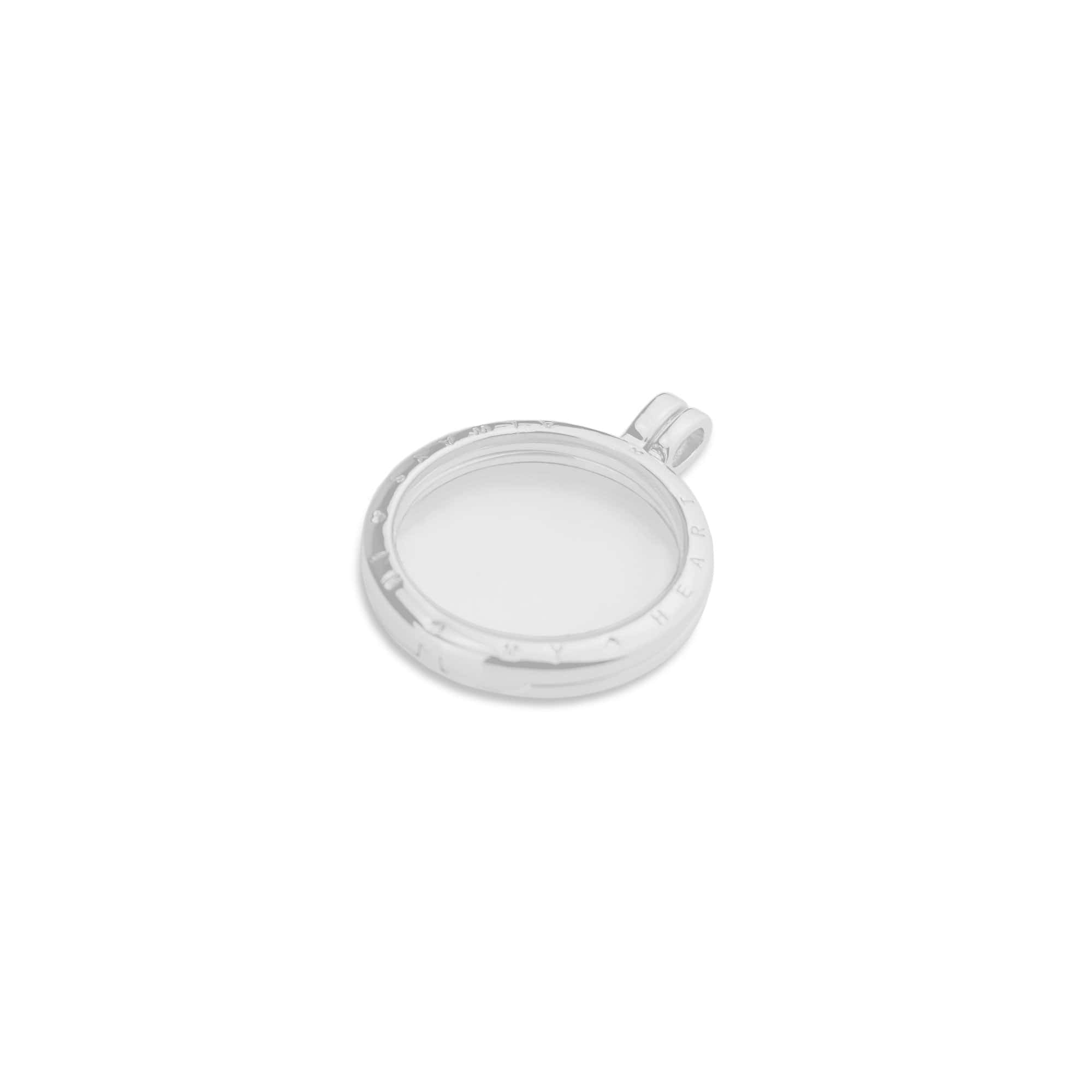 EverWith™ Large Round Glass Locket Sterling Silver Memorial Ashes Locket - EverWith Memorial Jewellery - Trade