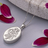 EverWith™ Self-fill Blossoming Rose Memorial Ashes Pendant - EverWith Memorial Jewellery - Trade