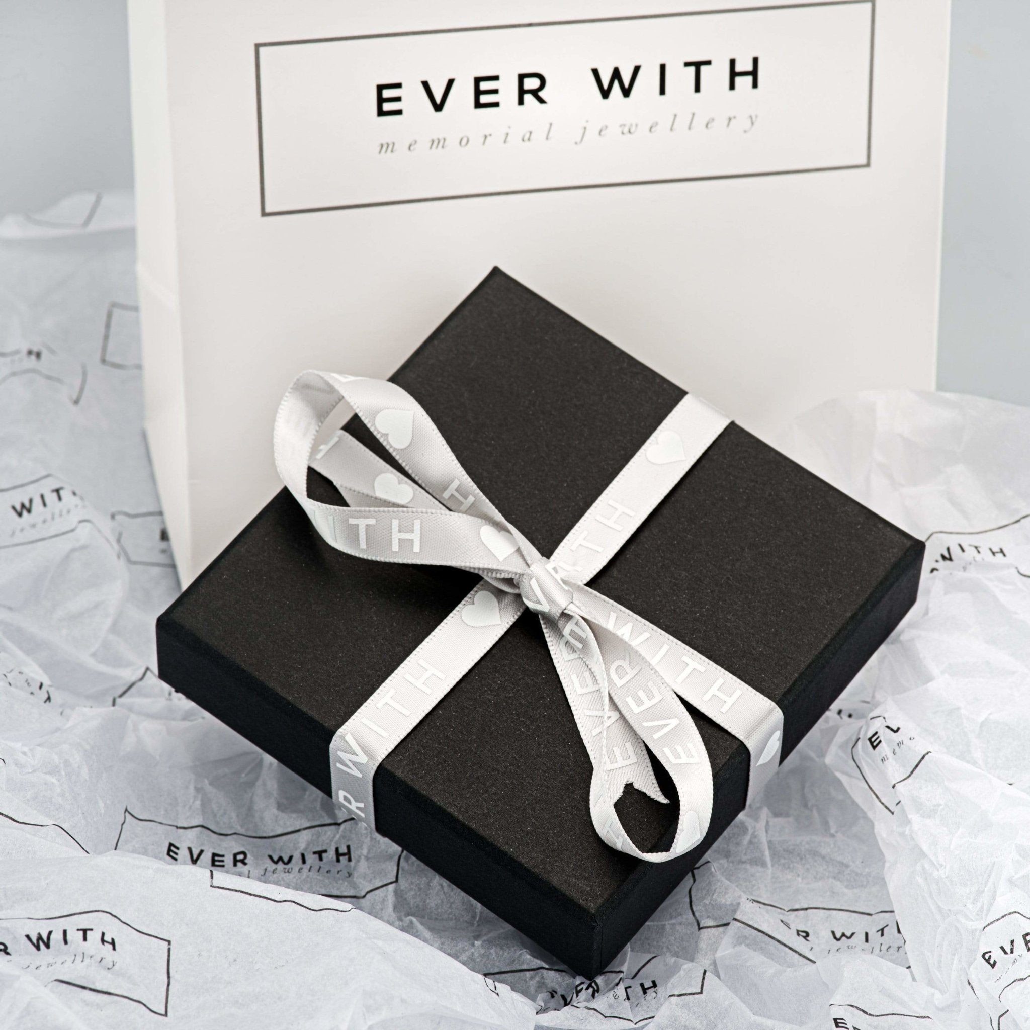 EverWith™ Self-fill Everlasting Love Memorial Ashes Pendant with Crystals - EverWith Memorial Jewellery - Trade