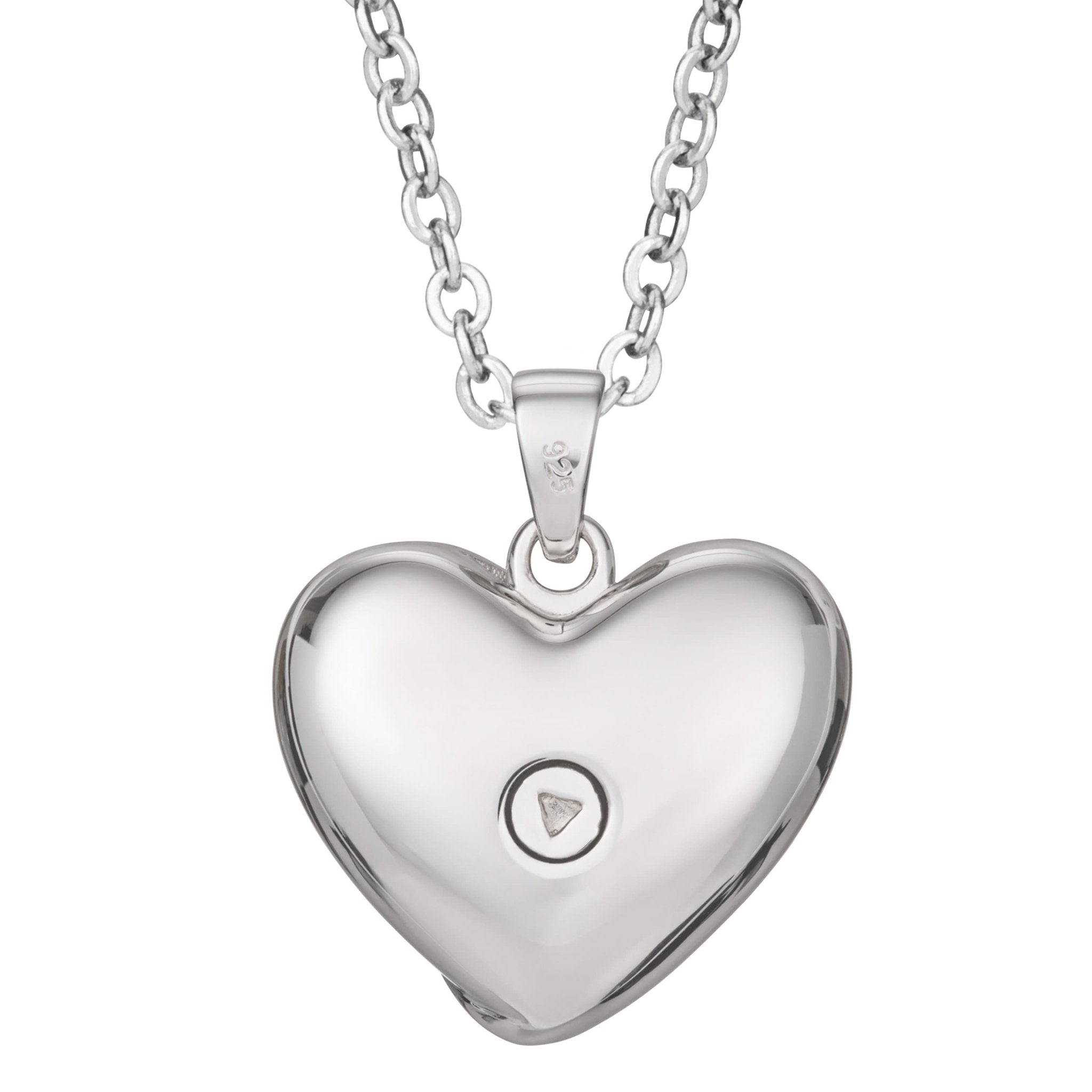 EverWith™ Self-fill Heart Shaped Memorial Ashes Pendant with Crystals - EverWith Memorial Jewellery - Trade