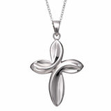 EverWith™ Self-fill Infinity Cross Memorial Ashes Pendant with Crystals - EverWith Memorial Jewellery - Trade