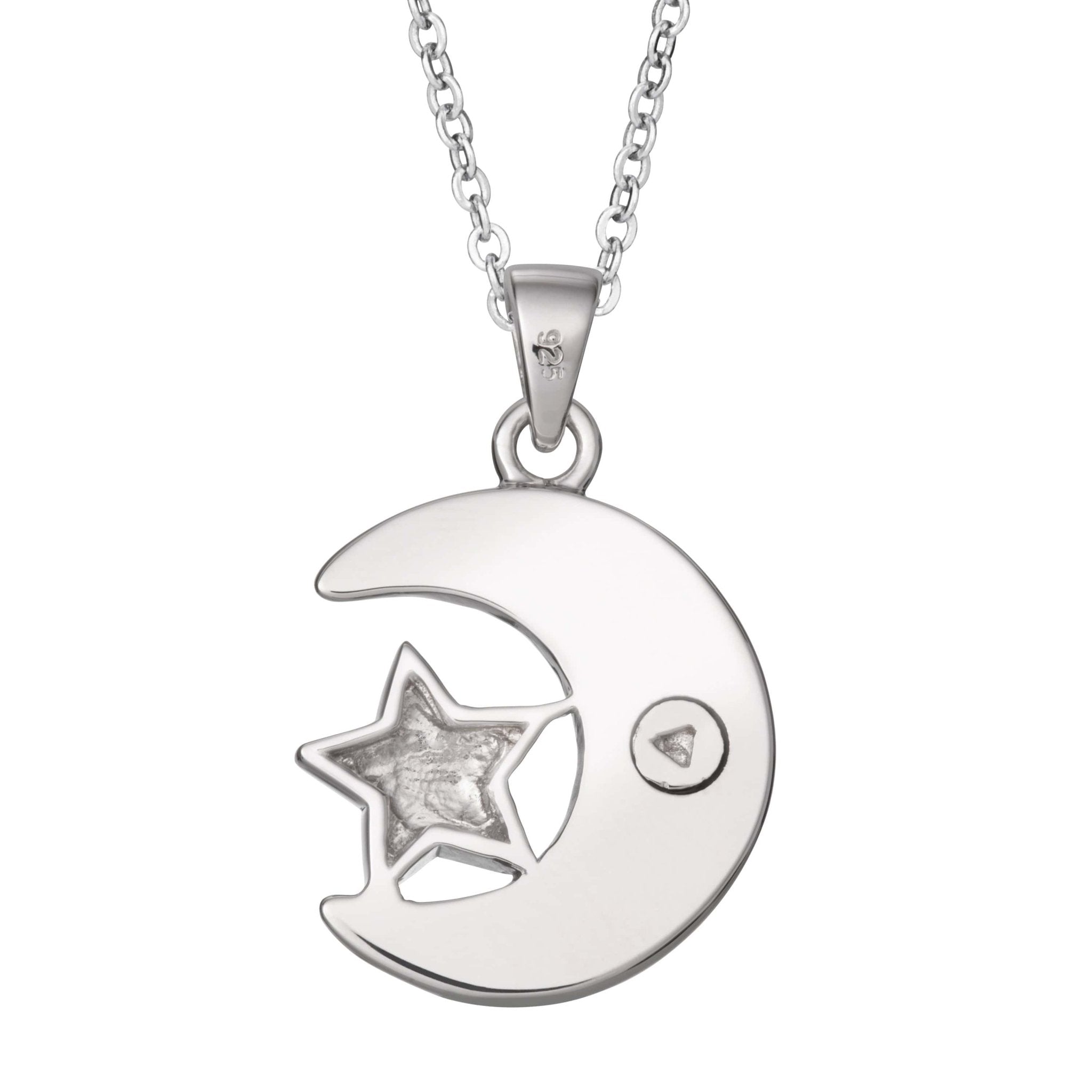 EverWith™ Self-fill Moon and Stars Memorial Ashes Pendant - EverWith Memorial Jewellery - Trade