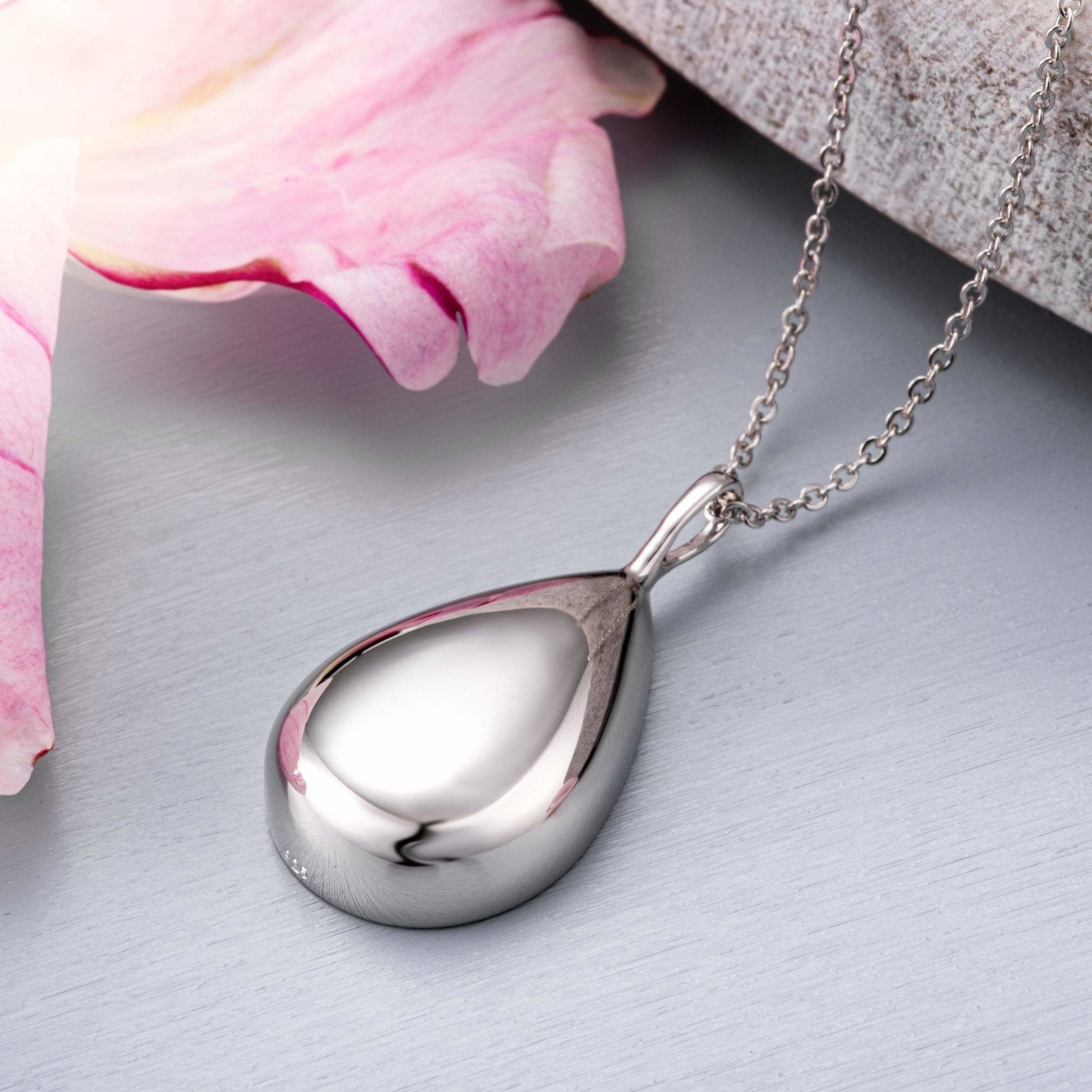 EverWith™ Self-fill Tear Drop Memorial Ashes Pendant - EverWith Memorial Jewellery - Trade