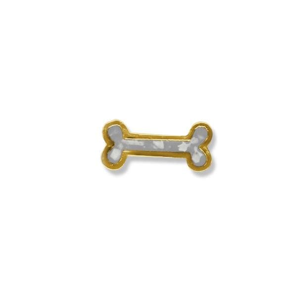 EverWith™ Small Dog Bone Memorial Ashes Element for Glass Locket - EverWith Memorial Jewellery - Trade