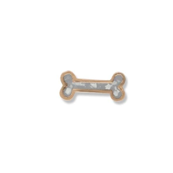 EverWith™ Small Dog Bone Memorial Ashes Element for Glass Locket - EverWith Memorial Jewellery - Trade