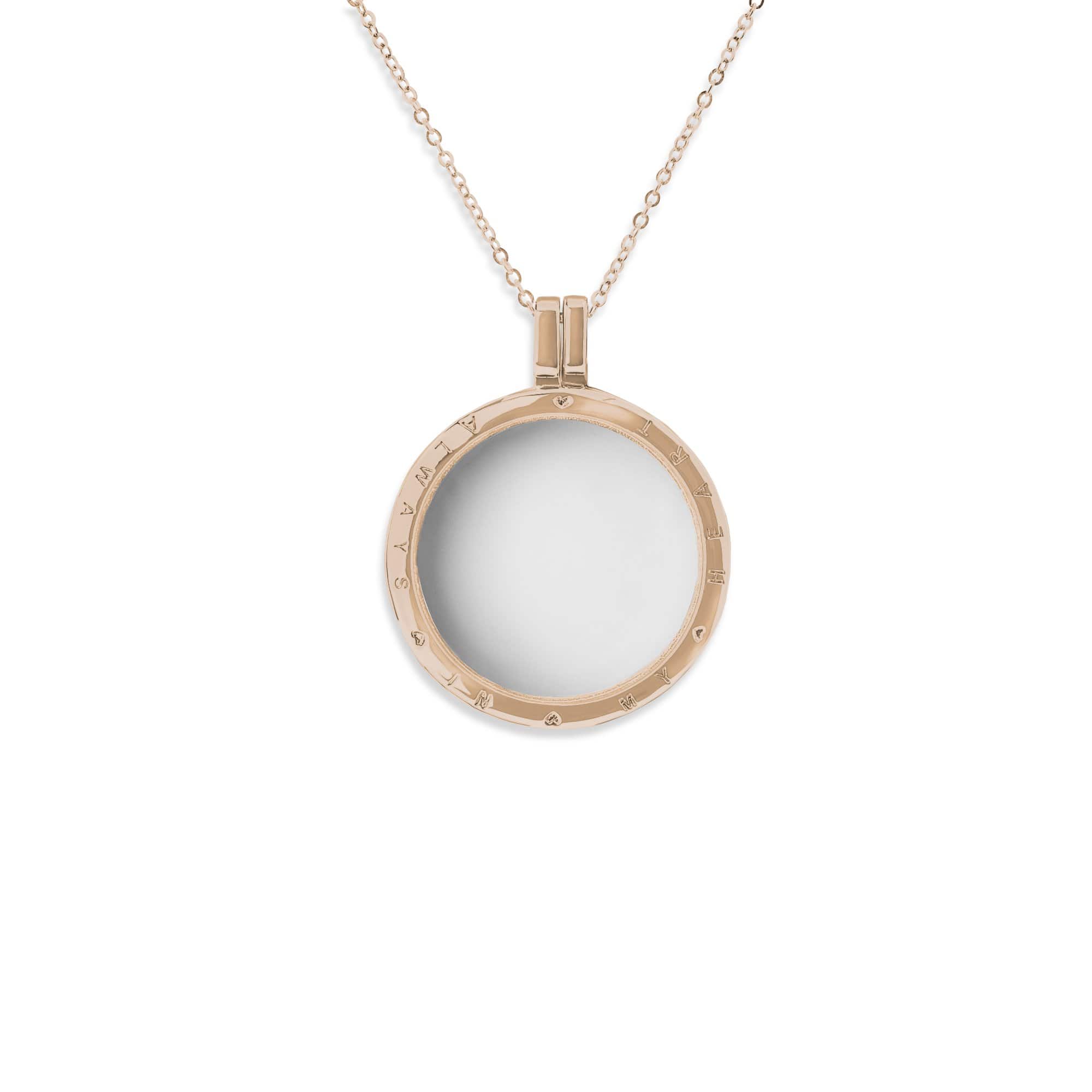 EverWith™ Small Round Glass Locket Sterling Silver Memorial Ashes Locket - EverWith Memorial Jewellery - Trade