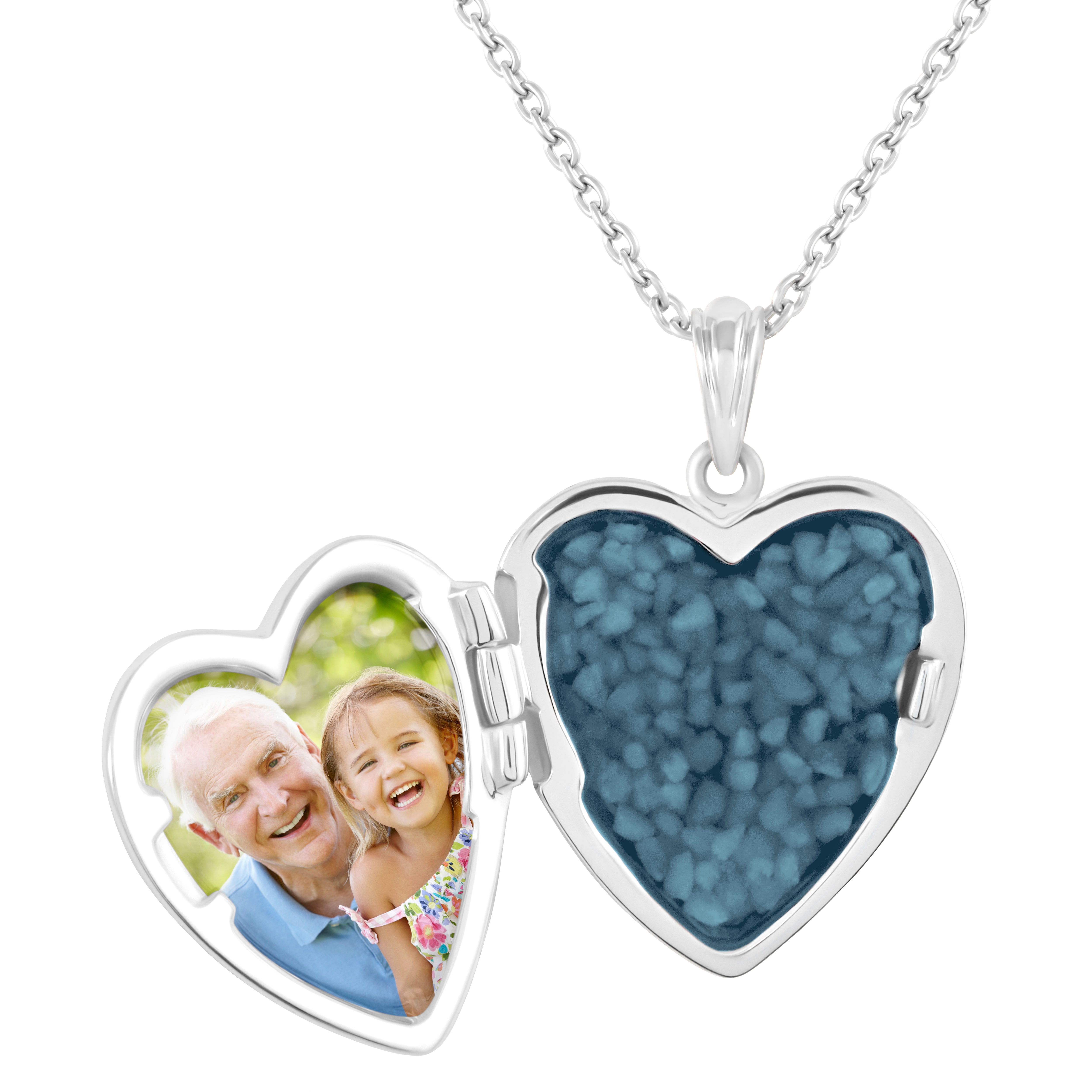 EverWith Tree of Life Heart Shaped Sterling Silver Memorial Ashes Locket
