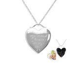 EverWith Always On My Mind Heart Shaped Sterling Silver Memorial Ashes Locket