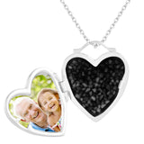 EverWith Always On My Mind Heart Shaped Sterling Silver Memorial Ashes Locket