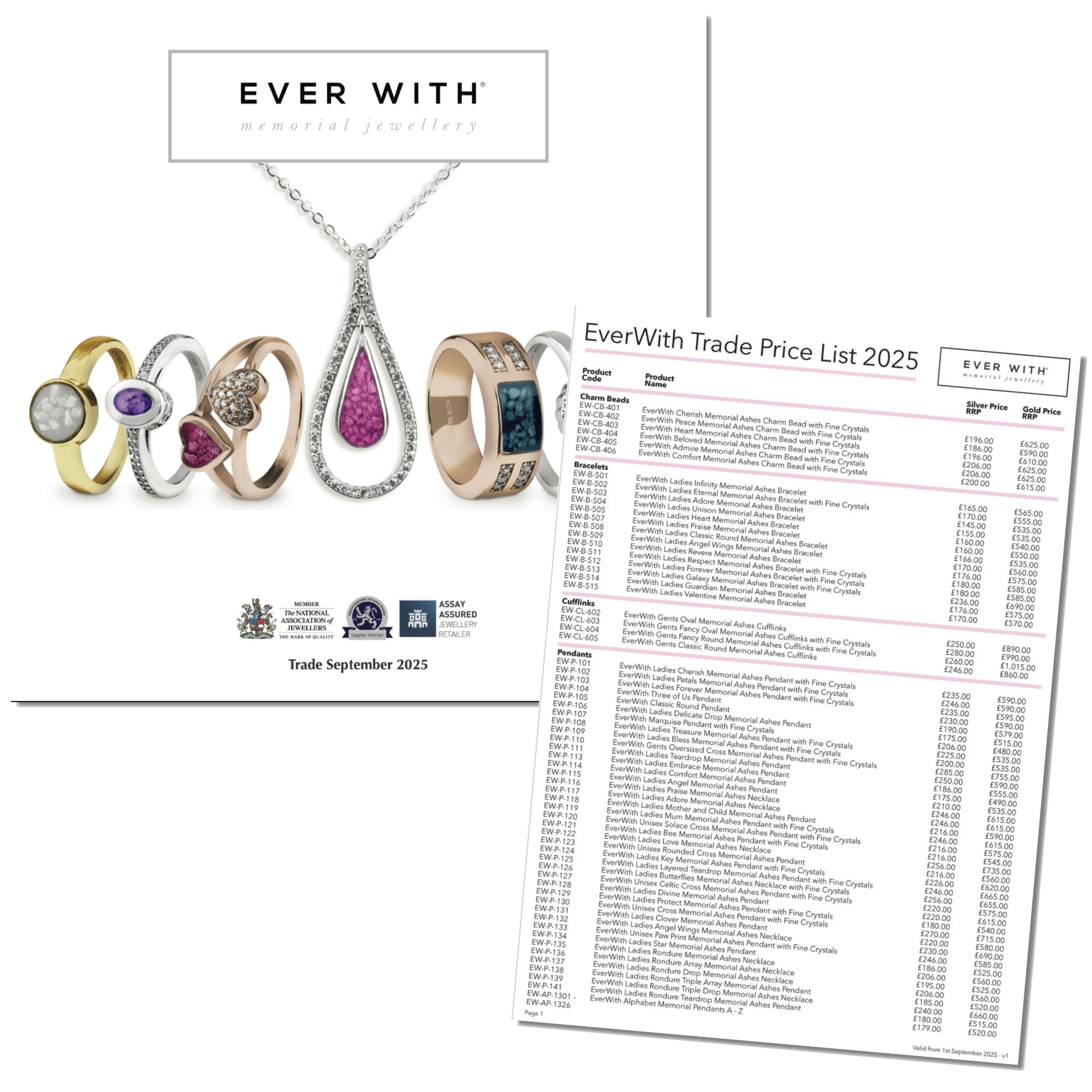 EverWith Brochures & Trade Price Lists - Pack of 10 of each
