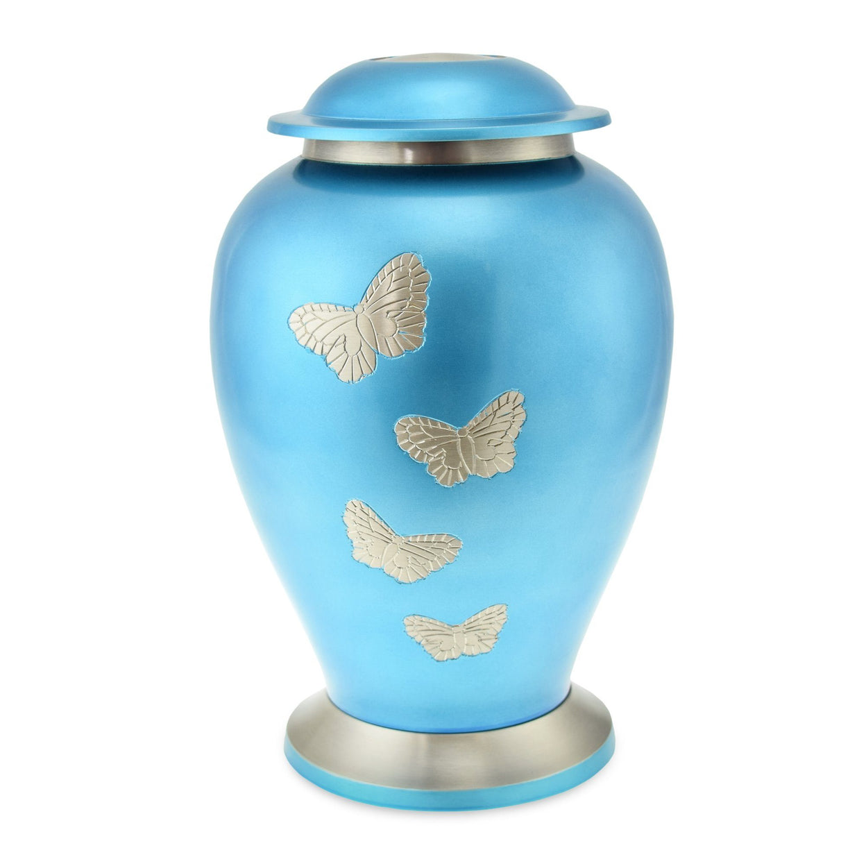 Load image into Gallery viewer, Blue Butterfly Adult Cremation Urn for Ashes - EverWith Memorial Jewellery - Trade