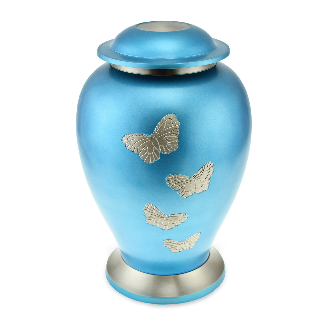 Load image into Gallery viewer, Blue Butterfly Adult Cremation Urn for Ashes - EverWith Memorial Jewellery - Trade