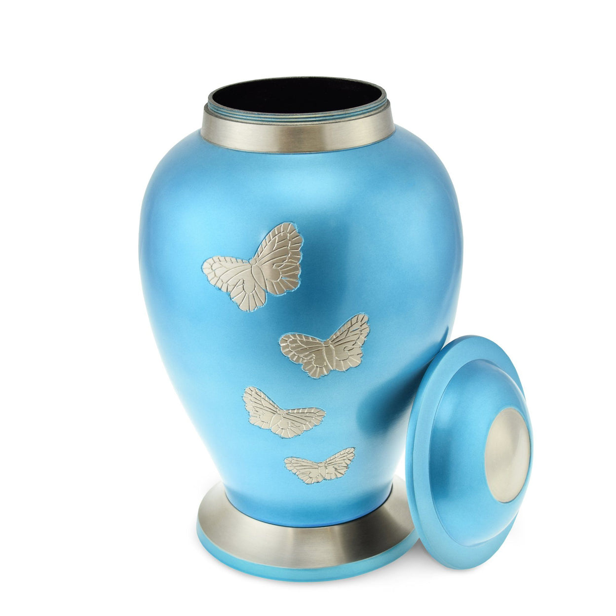 Load image into Gallery viewer, Blue Butterfly Adult Cremation Urn for Ashes - EverWith Memorial Jewellery - Trade