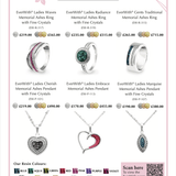 EverWith A5 Product Leaflet with QR Code - EverWith Memorial Jewellery - Trade