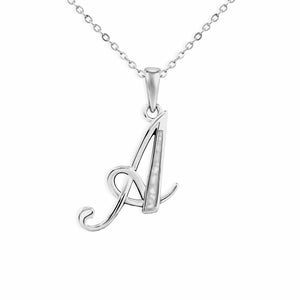 EverWith Alphabet Memorial Ashes Pendant - Letter A - EverWith Memorial Jewellery - Trade