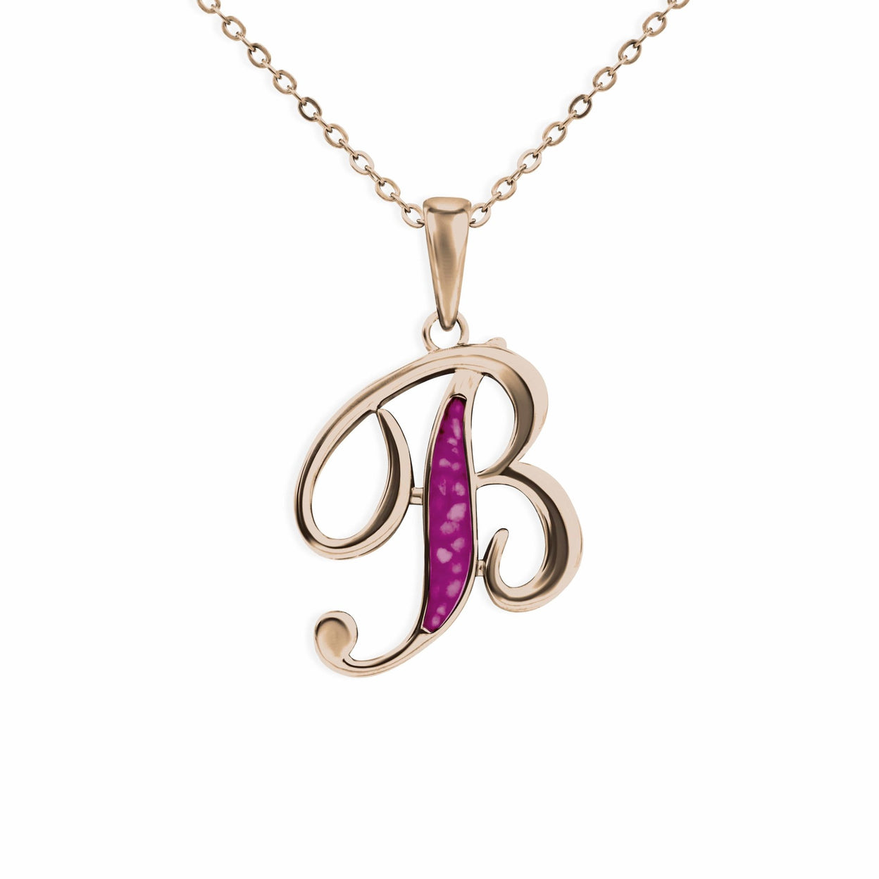 Load image into Gallery viewer, EverWith Alphabet Memorial Ashes Pendant - Letter B - EverWith Memorial Jewellery - Trade