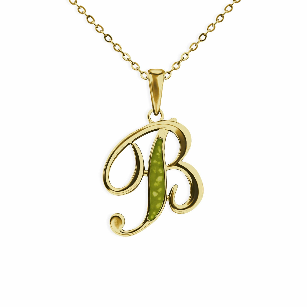 Load image into Gallery viewer, EverWith Alphabet Memorial Ashes Pendant - Letter B - EverWith Memorial Jewellery - Trade